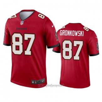 Maglia NFL Legend Tampa Bay Buccaneers Rob Gronkowski Rosso