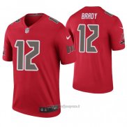 Maglia NFL Legend Tampa Bay Buccaneers Tom Brady Rosso Color Rush