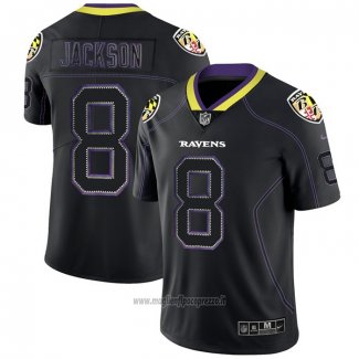 Maglia NFL Limited Baltimore Ravens Jackson Lights Out Nero