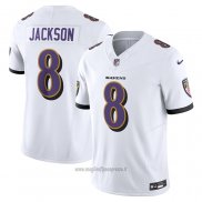 Maglia NFL Limited Baltimore Ravens Lamar Jackson Vapor F.u.s.e. Bianco