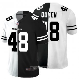 Maglia NFL Limited Baltimore Ravens Queen White Black Split