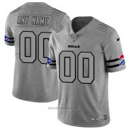 Maglia NFL Limited Buffalo Bills Personalizzate Team Logo Gridiron Grigio