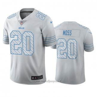 Maglia NFL Limited Buffalo Bills Zack Moss Citta Edition Bianco