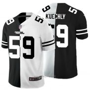 Maglia NFL Limited Carolina Panthers Kuechly Black White Split