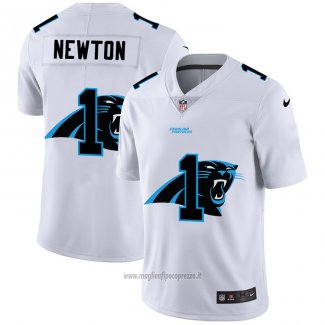 Maglia NFL Limited Carolina Panthers Newton Logo Dual Overlap Bianco