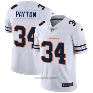 Maglia NFL Limited Chicago Bears Payton Team Logo Fashion Bianco