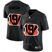 Maglia NFL Limited Cincinnati Bengals Burrow Logo Dual Overlap Nero