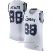 Maglia NFL Limited Dallas Cowboys Senza Maniche 88 Bryant Bianco