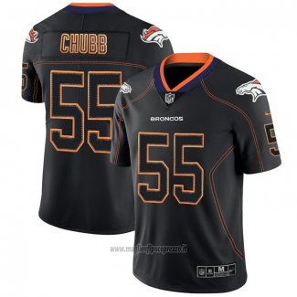 Maglia NFL Limited Denver Broncos Chubb Lights Out Nero