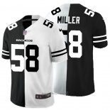 Maglia NFL Limited Denver Broncos Miller Black White Split