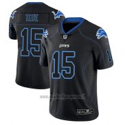 Maglia NFL Limited Detroit Lions Golden Tate Nero Color Rush 2018 Lights Out