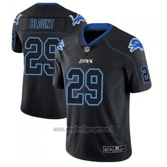 Maglia NFL Limited Detroit Lions Legarrette Blount Nero Color Rush 2018 Lights Out