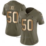 Maglia NFL Limited Donna Dallas Cowboys 50 Sean Lee Stitched 2017 Salute To Service