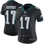 Maglia NFL Limited Donna Philadelphia Eagles 17 Jeffery Nero
