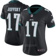 Maglia NFL Limited Donna Philadelphia Eagles 17 Jeffery Nero