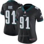 Maglia NFL Limited Donna Philadelphia Eagles 91 Gox Nero