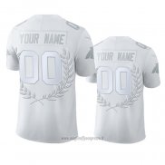 Maglia NFL Limited Game Carolina Panthers Personalizzate MVP Bianco