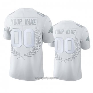 Maglia NFL Limited Game Carolina Panthers Personalizzate MVP Bianco