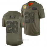 Maglia NFL Limited Green Bay Packers Aj Dillon 2019 Salute To Service Verde
