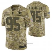 Maglia NFL Limited Houston Texans 95 Christian Covington 2018 Salute To Service Camuffamento
