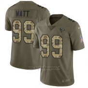Maglia NFL Limited Houston Texans 99 J.j. Watt Stitched 2017 Salute To Service