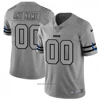 Maglia NFL Limited Indianapolis Colts Personalizzate Team Logo Gridiron Grigio