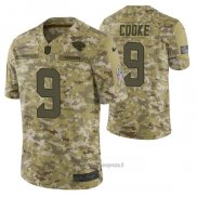 Maglia NFL Limited Jacksonville Jaguars 9 Logan Cooke 2018 Salute To Service Camuffamento