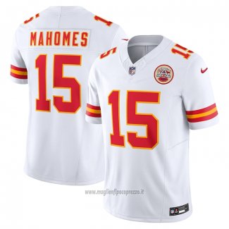 Maglia NFL Limited Kansas City Chiefs Patrick Mahomes Vapor F.u.s.e. Bianco