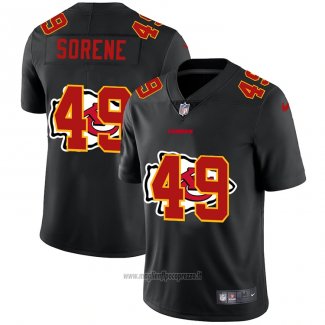 Maglia NFL Limited Kansas City Chiefs Sorene Logo Dual Overlap Nero