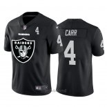 Maglia NFL Limited Las Vegas Raiders Carr Big Logo Number Nero