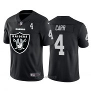 Maglia NFL Limited Las Vegas Raiders Carr Big Logo Number Nero