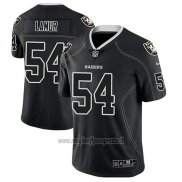 Maglia NFL Limited Las Vegas Raiders Emmanuel Lamur Nero Color Rush 2018 Lights Out