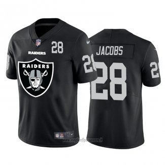 Maglia NFL Limited Las Vegas Raiders Jacobs Big Logo Number Nero
