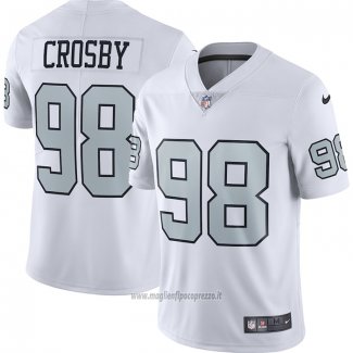 Maglia NFL Limited Las Vegas Raiders Maxx Crosby Alternato Vapor Bianco