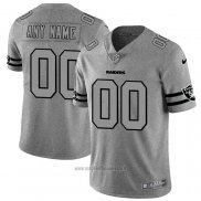 Maglia NFL Limited Las Vegas Raiders Personalizzate Team Logo Gridiron Grigio