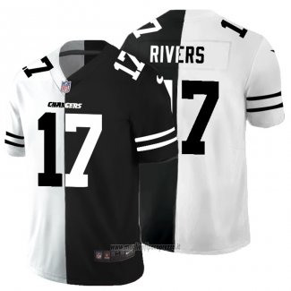 Maglia NFL Limited Los Angeles Chargers Rivers White Black Split