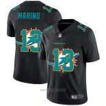 Maglia NFL Limited Miami Dolphins Marino Logo Dual Overlap Nero