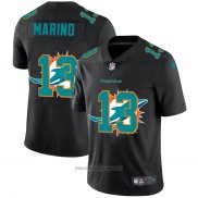 Maglia NFL Limited Miami Dolphins Marino Logo Dual Overlap Nero