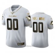 Maglia NFL Limited Miami Dolphins Personalizzate Golden Edition Bianco