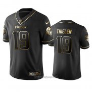 Maglia NFL Limited Minnesota Vikings Adam Thielen Golden Edition Nero