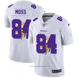 Maglia NFL Limited Minnesota Vikings Moss Logo Dual Overlap Bianco