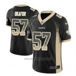 Maglia NFL Limited New Orleans Saints Alex Okafor Saints Nero 2018 Rush Drift Fashion