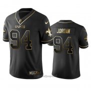 Maglia NFL Limited New Orleans Saints Cameron Jordan Golden Edition Nero