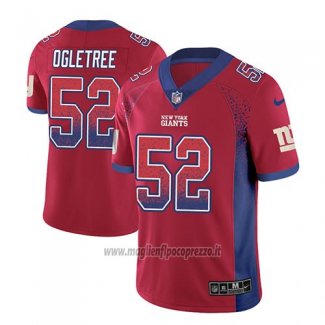 Maglia NFL Limited New York Giants Alec Ogletree Rosso 2018 Rush Drift Fashion