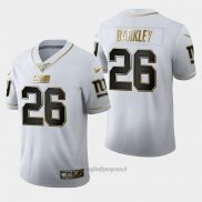 Maglia NFL Limited New York Giants Barkley Golden Edition Bianco