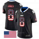 Maglia NFL Limited New York Giants Jones Rush USA Flag Nero