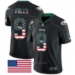 Maglia NFL Limited Philadelphia Eagles Foles Rush USA Flag Nero