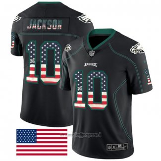 Maglia NFL Limited Philadelphia Eagles Jackson Rush USA Flag Nero