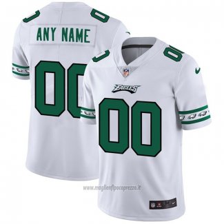 Maglia NFL Limited Philadelphia Eagles Personalizzate Team Logo Fashion Bianco
