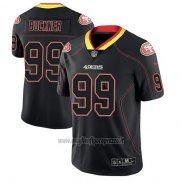 Maglia NFL Limited San Francisco 49ers Deforest Buckner Nero Color Rush 2018 Lights Out